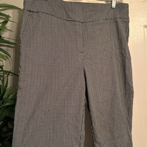 Hilary Radley black and white checkered trousers L - Picture 2 of 8